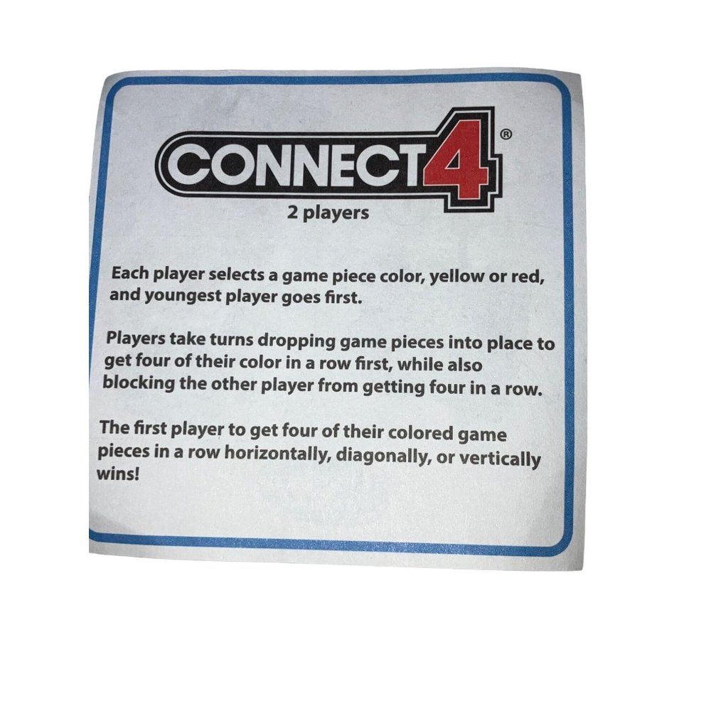 McDonald's Connect Four Miniature Travel Board Game - Picture 6 of 10